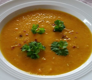 Moehren Mango Suppe